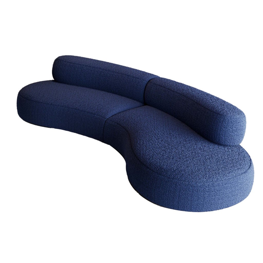 Teddy Velvet Vacuum Compression Sofa